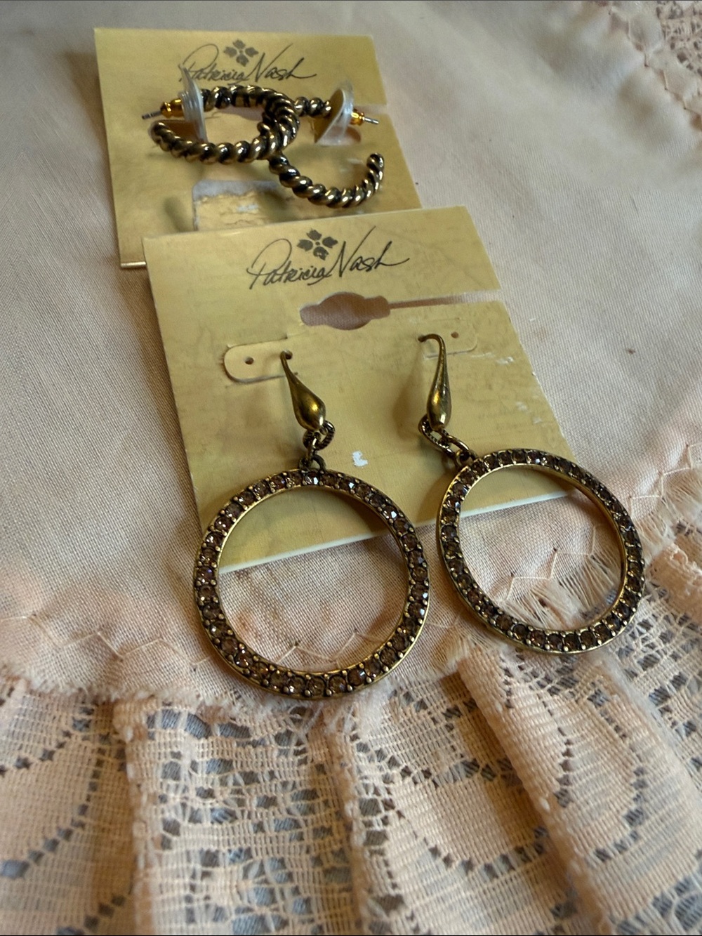 Not So Basics 2 pair of Patricia Nash Earrings